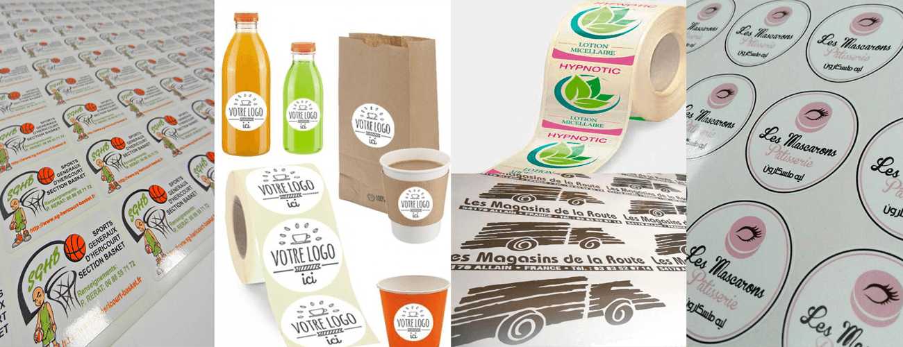 Stickers Tunisie Étiquettes autocollantes Imprimerie